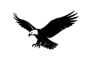 50 Flying Eagle Silhouette Vector Bu, an Illustration by Designs_River (Thumbnail 2 of 51)