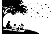 Charming summer picnic family, a Seasonal Illustration by Amazin_art (Thumbnail 12 of 23)