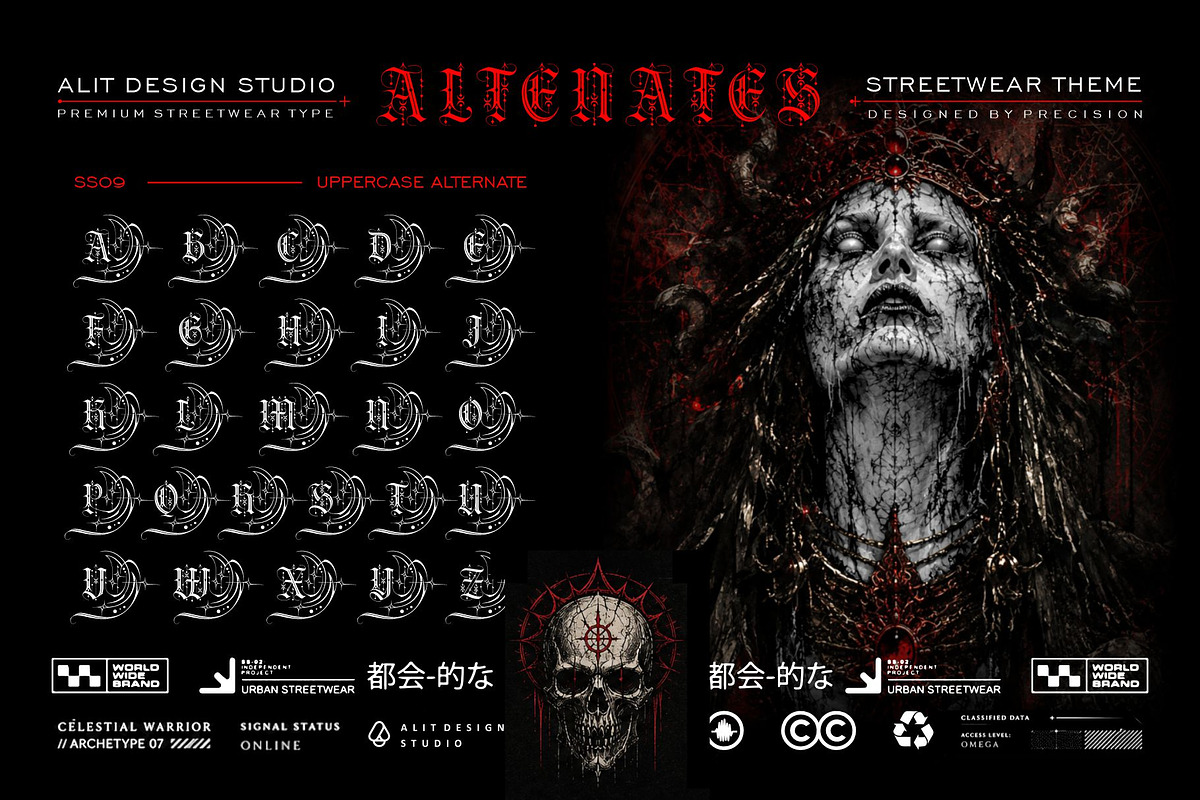 Dread Gothic Typeface, a Blackletter Font by alit design (Photo 11 of 22)