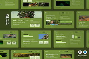 Ecosystem Education Keynote Template, a Presentation Template by QR Design Studio