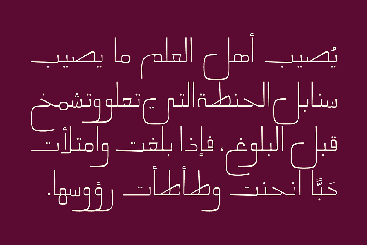 Mareh - Arabic Typeface, a Script Font by Mostafa El Abasiry (Photo 6 of 16)