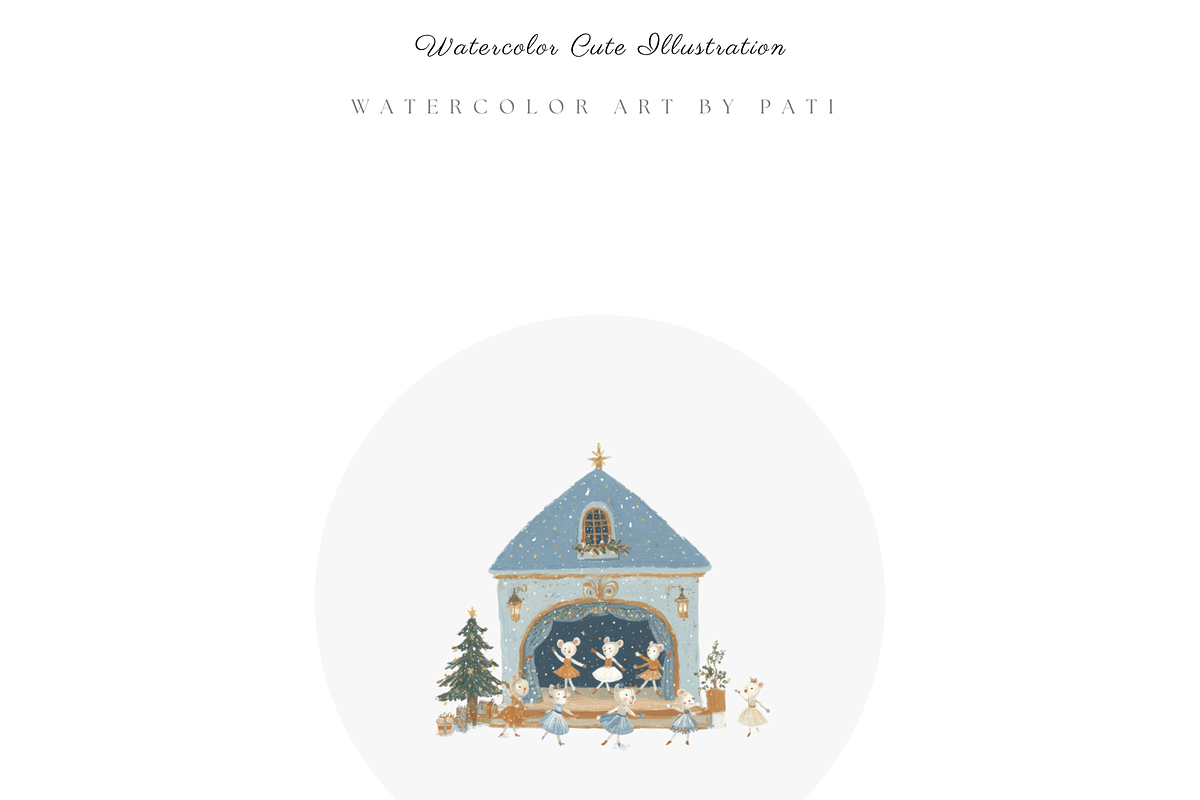 Blue Nutcracker Dreams Collection, an Illustration by Pati Paints (Photo 5 of 10)