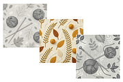 Fall Fiber Studio Seamless Pattern, a Pattern Graphic by FloridPrintables (Thumbnail 3 of 6)