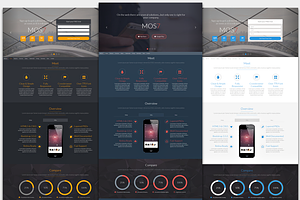 Mos7 - Responsive App Landing Page