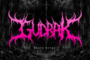Kroven - Death Metal Font, a Symbol Font by Masyafi Studio (Thumbnail 2 of 9)