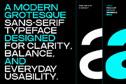Bergo - Modern Expanded Display Font, a Sans Serif Font by Pekotype (Thumbnail 2 of 15)