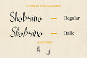 Shabrina - Brush Script Wedding Font, a Script Font by Inventype Studio (Thumbnail 4 of 9)