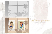 Trendy Shadow Photo Overlays, a Texture Graphic by NassyArt (Thumbnail 5 of 5)