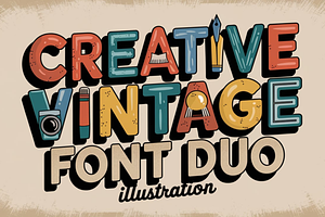 Creative Vintage Font