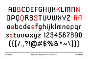 Capsplay -  Futuristic Dot Pixel, a Sans Serif Font by Typia Nesia (Thumbnail 2 of 14)