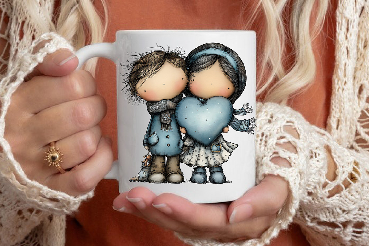 Quirky Valentine Clipart, an Illustration by designcity5 (Photo 5 of 5)