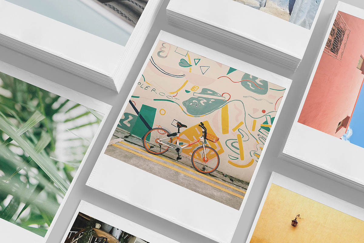 Instant Photo Mockup 2, a Mockup by KIPET (Photo 2 of 11)