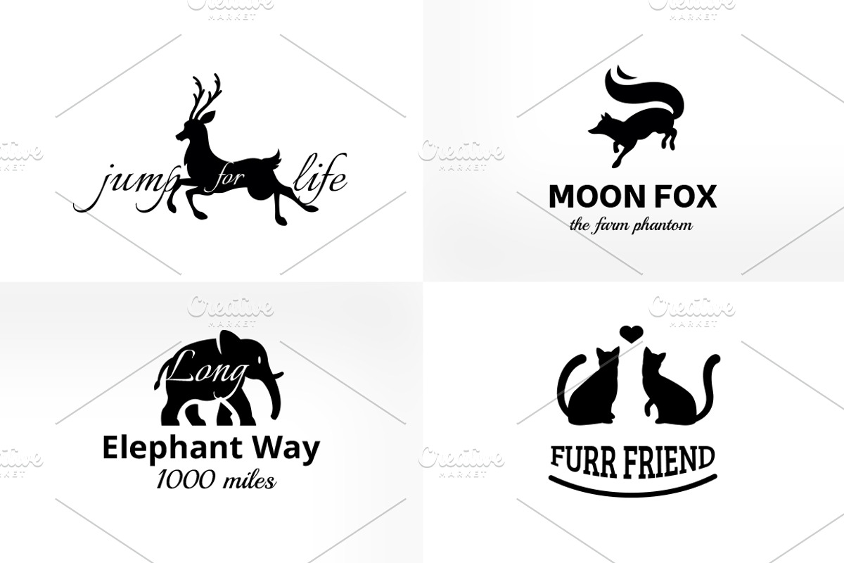 Vintage & Creative Animal Logo Badge, a Branding & Logo Template by Manudesign (Photo 2 of 9)