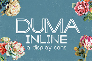 DUMA Inline Font
