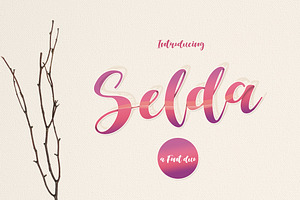 Selda Script Font Duo