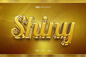 Shiny 3D Editable Text Effect