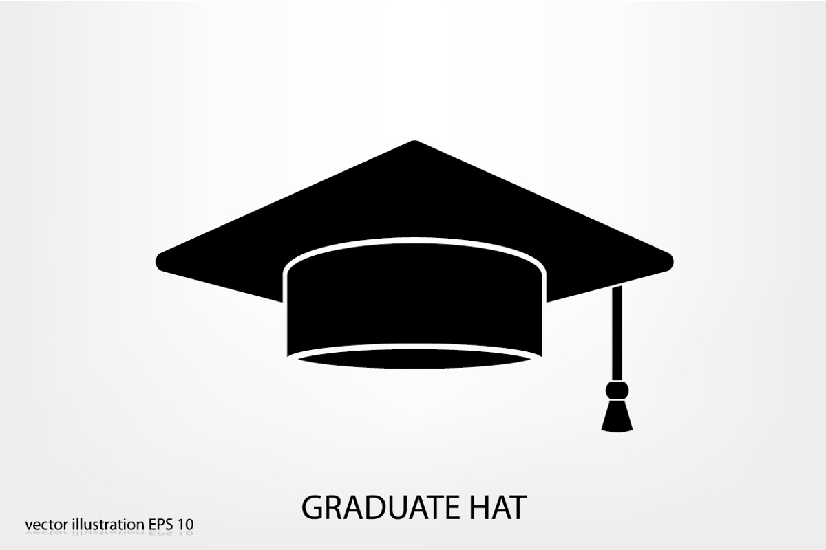 GRADUATE HAT, an Icon by 007NATALIIA