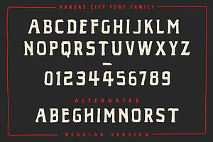 Kansas City - Font Family