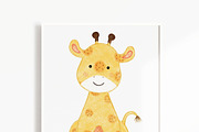 Scandinavian Giraffe Nursery Prints, an Illustration by Schuimpjes Studio (Thumbnail 2 of 2)