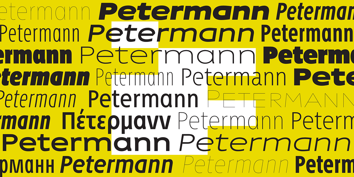 Petermann, a Sans Serif Font by ingoFonts (Photo 10 of 10)