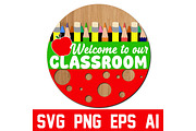Personalized Teacher Door Sign Svg, an Object Graphic by EllaMaiyaali (Thumbnail 1 of 5)