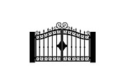 Ornate Wrought Iron Gate Vector Bund, an Illustration by Designs_River (Thumbnail 26 of 47)