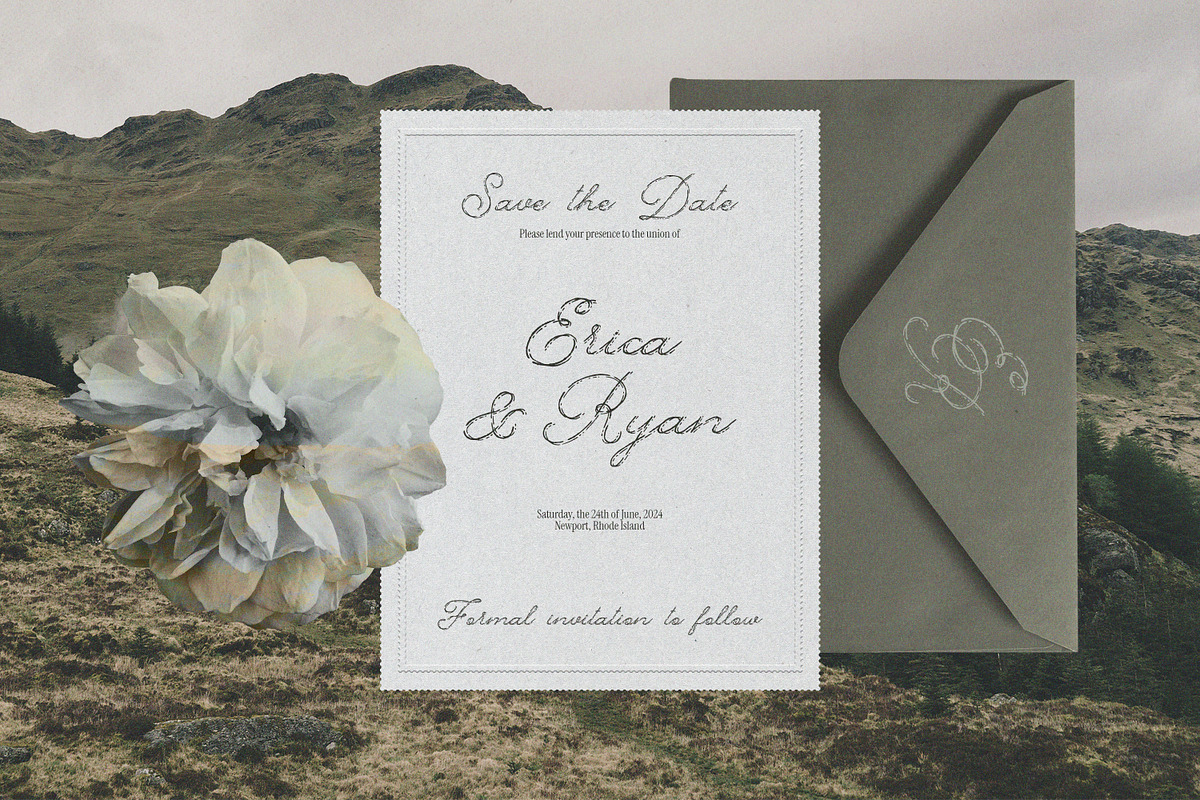 Something Else Textured Script, a Script Font by AnMark (Photo 7 of 10)