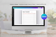 Daily Checklist, a Stationery Template by DesignDevisers (Thumbnail 8 of 10)
