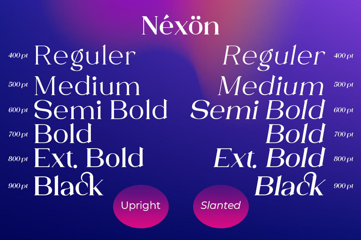 Nexon, a Serif Font by Slex Studio (Photo 2 of 10)