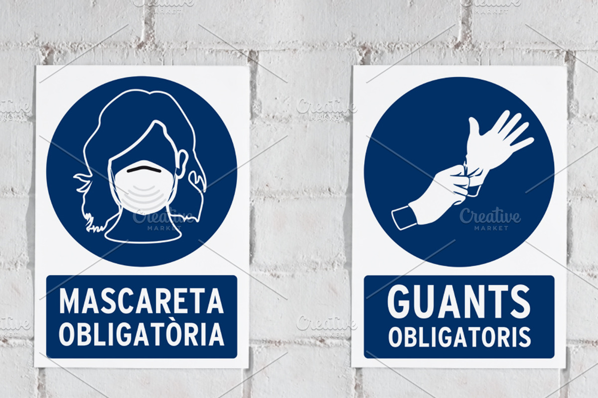 Covid19 posters, a Graphic by mesblanc (Photo 3 of 4)