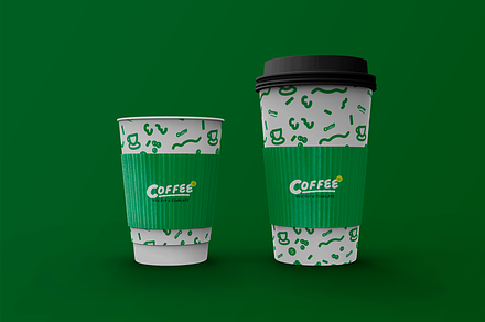 3d Disposable Coffee Cups Mockup, a Cups & Container Mockup by The Rose Project