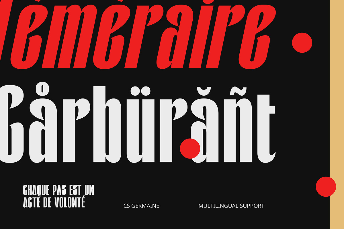 CS Germaine – Condensed Font, a Sans Serif Font by Craft Supply Co. (Photo 6 of 8)