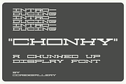 Chonky, a Serif Font by Core Gallery (Thumbnail 1 of 6)