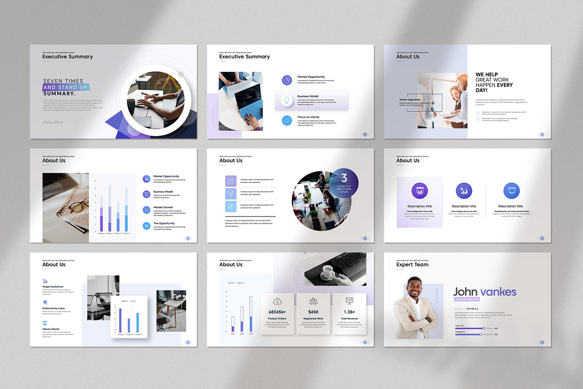 Business Pitch Deck PowerPoint, a Presentation Template by creathrivestudio (Photo 8 of 26)