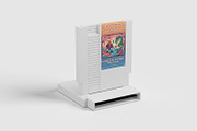 Retro Game Cartridge Mockup, a Mockup by Alolieli Studio (Thumbnail 3 of 4)