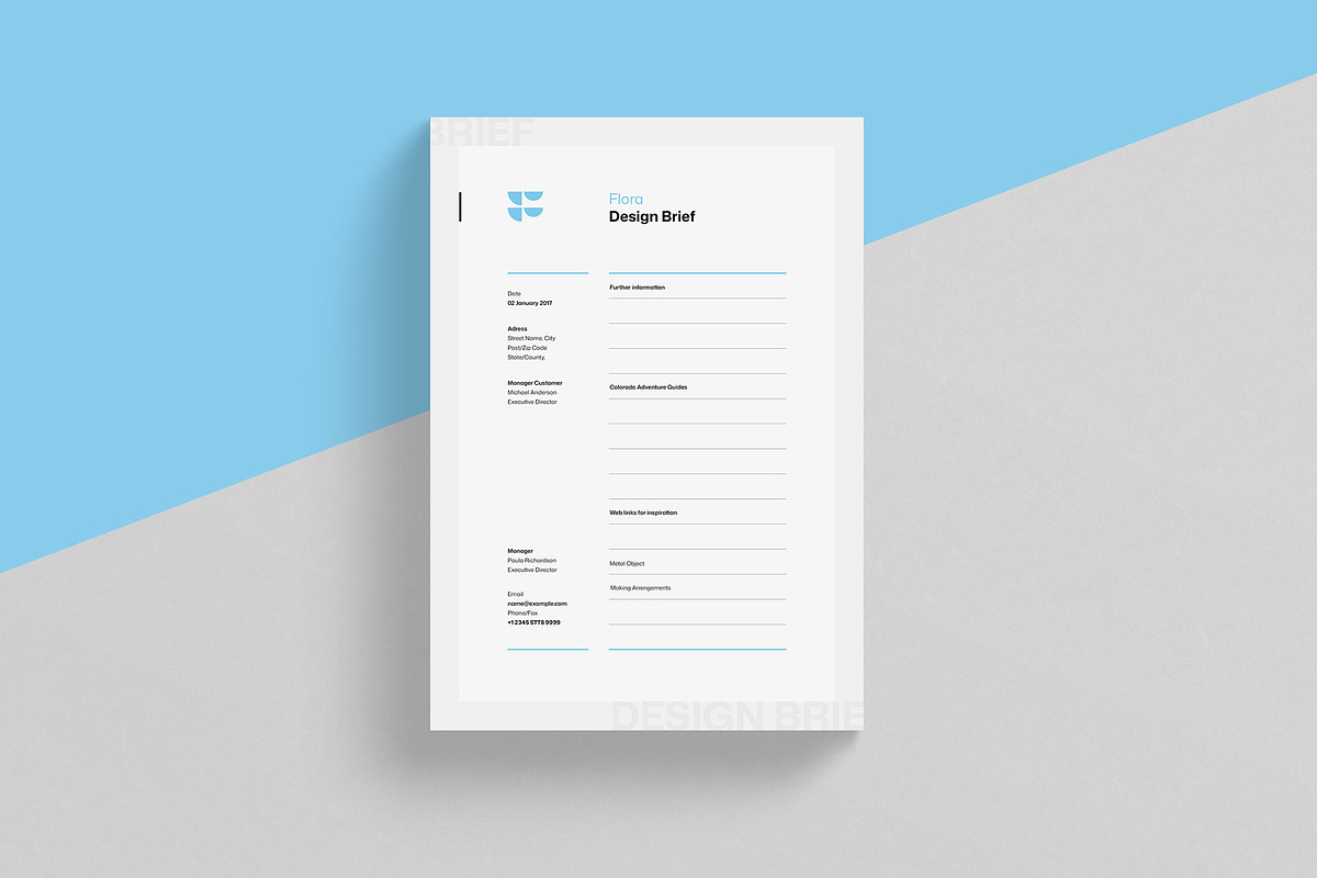 Invoice, Brief, Estimate, a Stationery Template by KreateTribe (Photo 3 of 7)