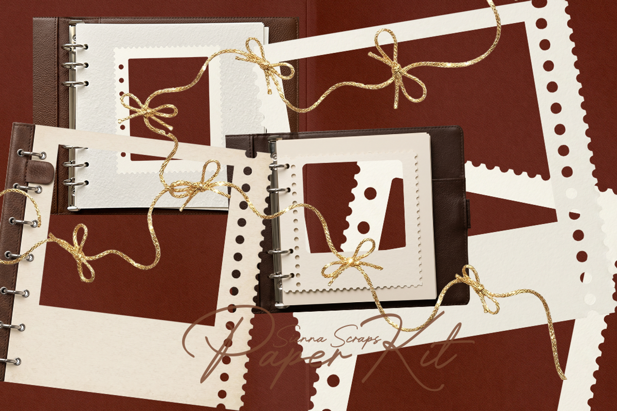 200+ Sienna Scraps Paper Kit, an Object Graphic by Lilithcollageart (Photo 13 of 16)