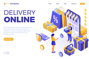 Online Internet Shopping Delivery, a Person Illustration by TAlex (Thumbnail 4 of 6)