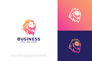 Minimal Lion Head Logo Design, a Branding & Logo Template by Shahjhan (Thumbnail 1 of 4)