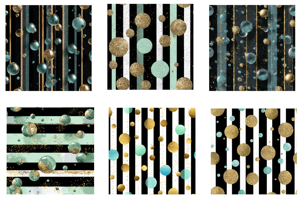 Black and White Stripe Background, a Pattern Graphic by CreationArt (Photo 2 of 5)