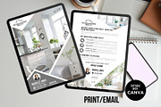 Real Estate Introduction Flyer Canva, a Flyer Template by CreativeVinesStore (Thumbnail 4 of 6)