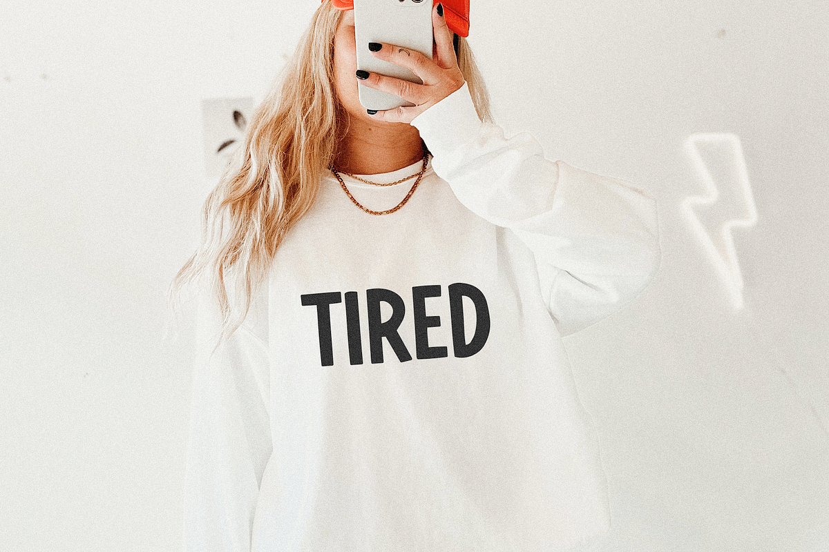Tired Girls Club | Cute Sans Font, a Sans Serif Font by KA Designs (Photo 5 of 9)