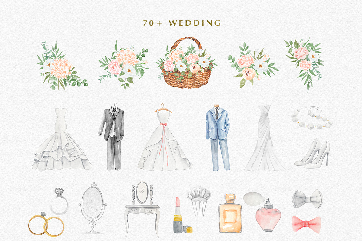 Watercolor Map Creator Wedding, an Illustration by Kaya Fonts (Photo 8 of 23)