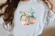 watercolor turtle Clipart, an Illustration by Designworld (Thumbnail 6 of 8)