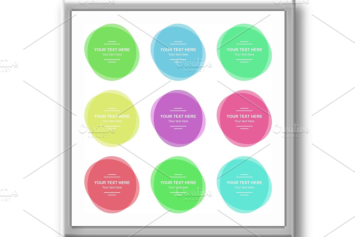 Set of Vector Colorful Banners, a Background Graphic by FineArtStudio (Photo 2 of 3)