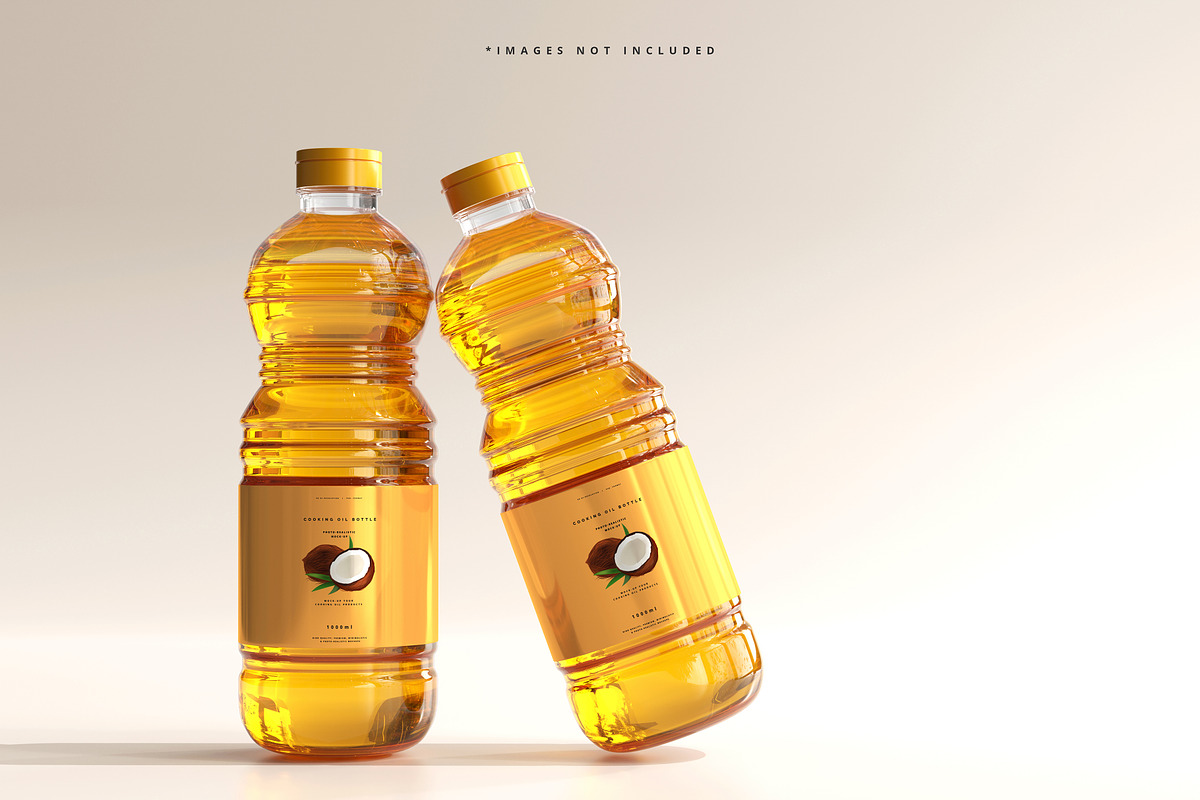 Cooking Oil Bottle Mockup, a Packaging Mockup by pmvch