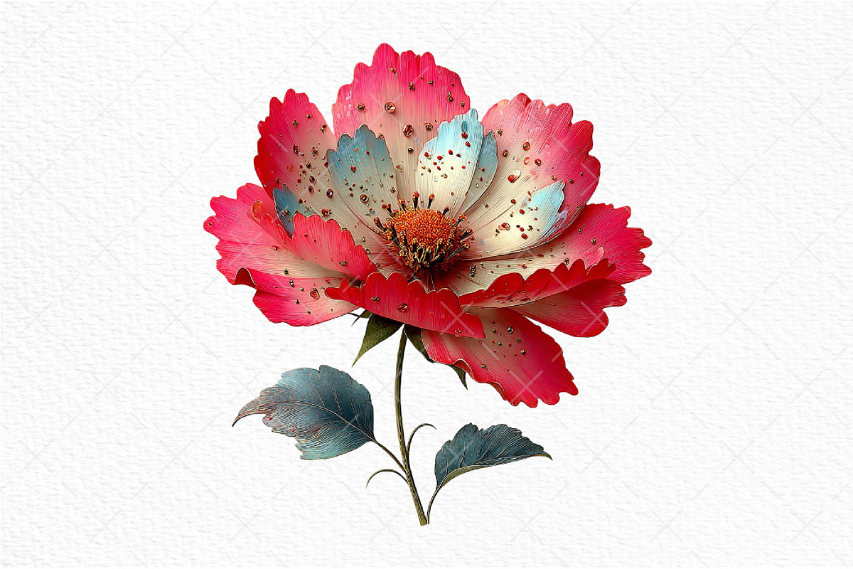 Spring Cosmos Flower Clipart Png, an Illustration by Craft Nest (Photo 9 of 11)