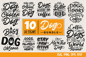Funny Dog SVG Bundle 10 Designs