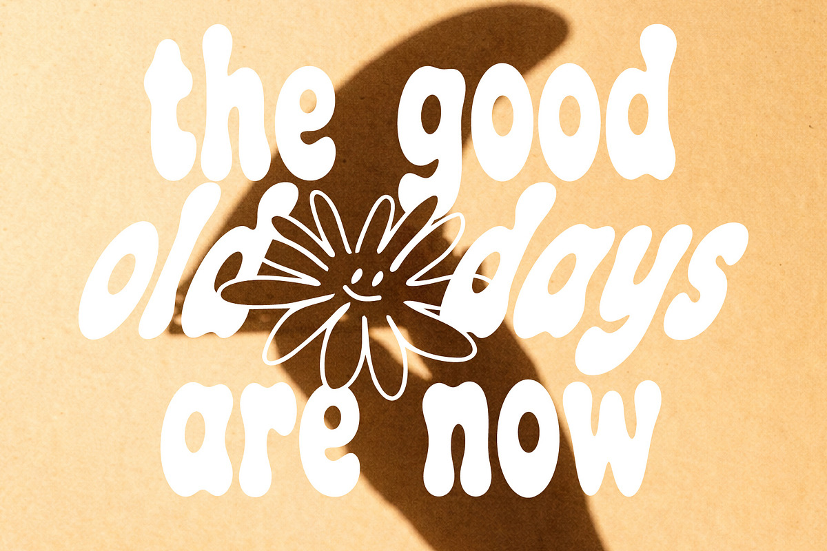 HOLIDAZE DISPLAY RETRO FONT, a Serif Font by Tropical Type (Photo 5 of 11)