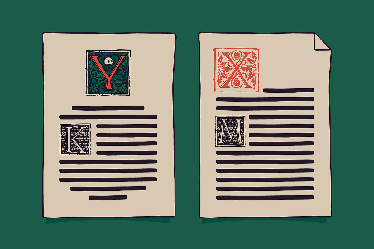Totes Buch Gothic Woodcut Initials, a Blackletter Font by kaer_shop (Photo 12 of 12)